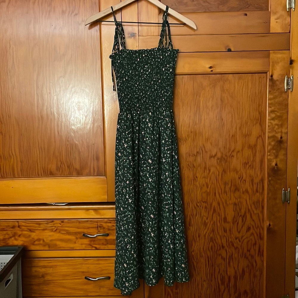 Reformation Sable Floral Midi Dress 0